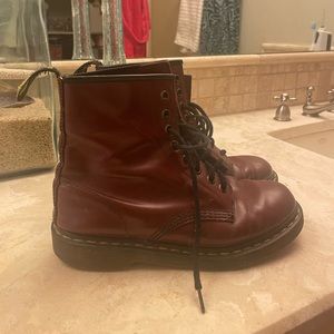 Cherry Dr. Martens